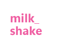 milkshake logo